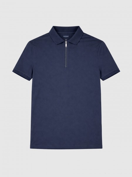 Polo Shirt Man Navy Blue Westrags Polo Shirt Man Navy Blue Westrags