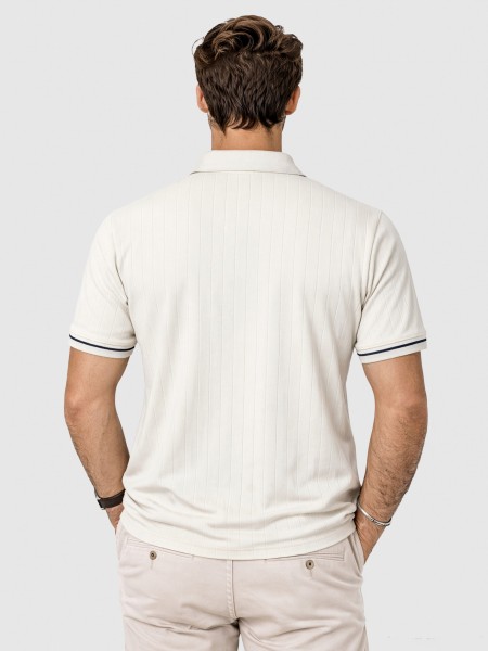 Polo Shirt Man Cream Westrags Polo Shirt Man Cream Westrags