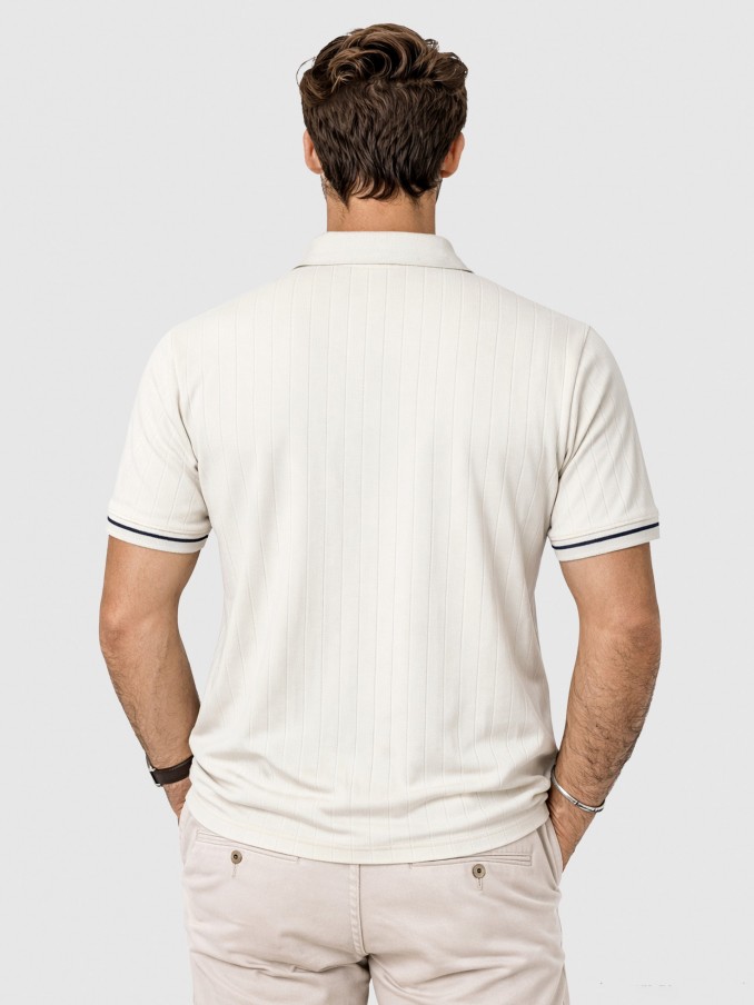 Polo Shirt Man Cream Westrags