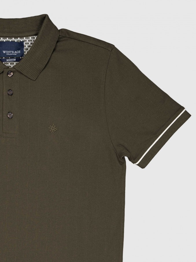 Polo Shirt Man Dark Green Westrags