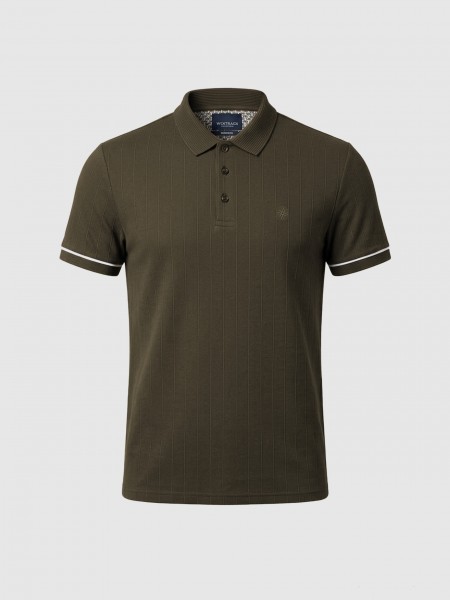 Polo Shirt Man Dark Green Westrags Polo Shirt Man Dark Green Westrags