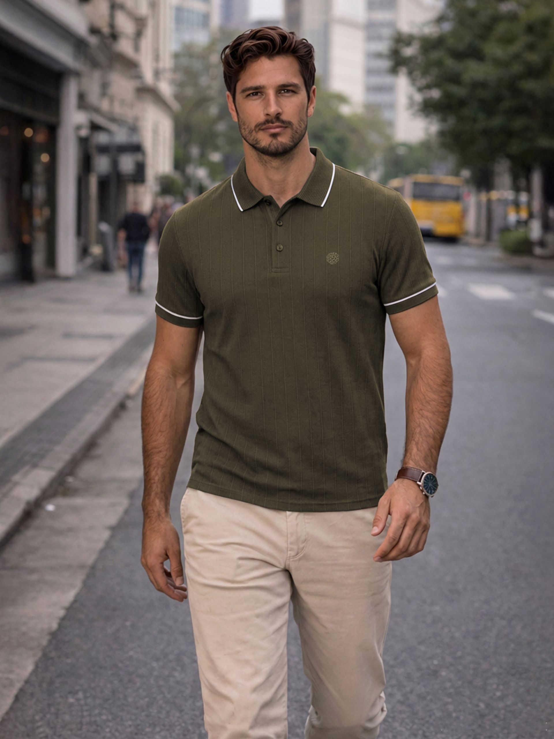 Polo Shirt Man Dark Green Westrags