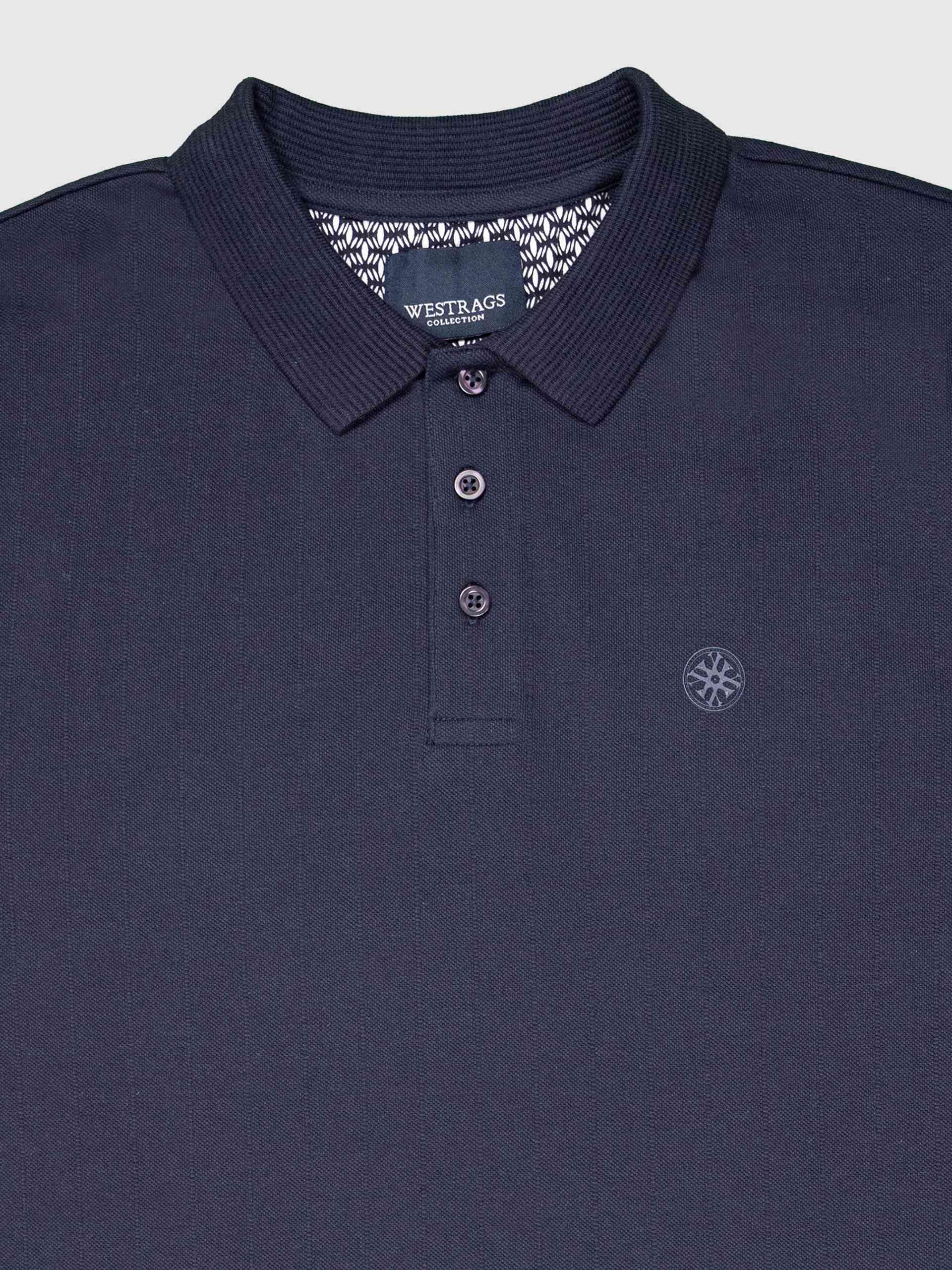 Polo Shirt Man Navy Blue Westrags