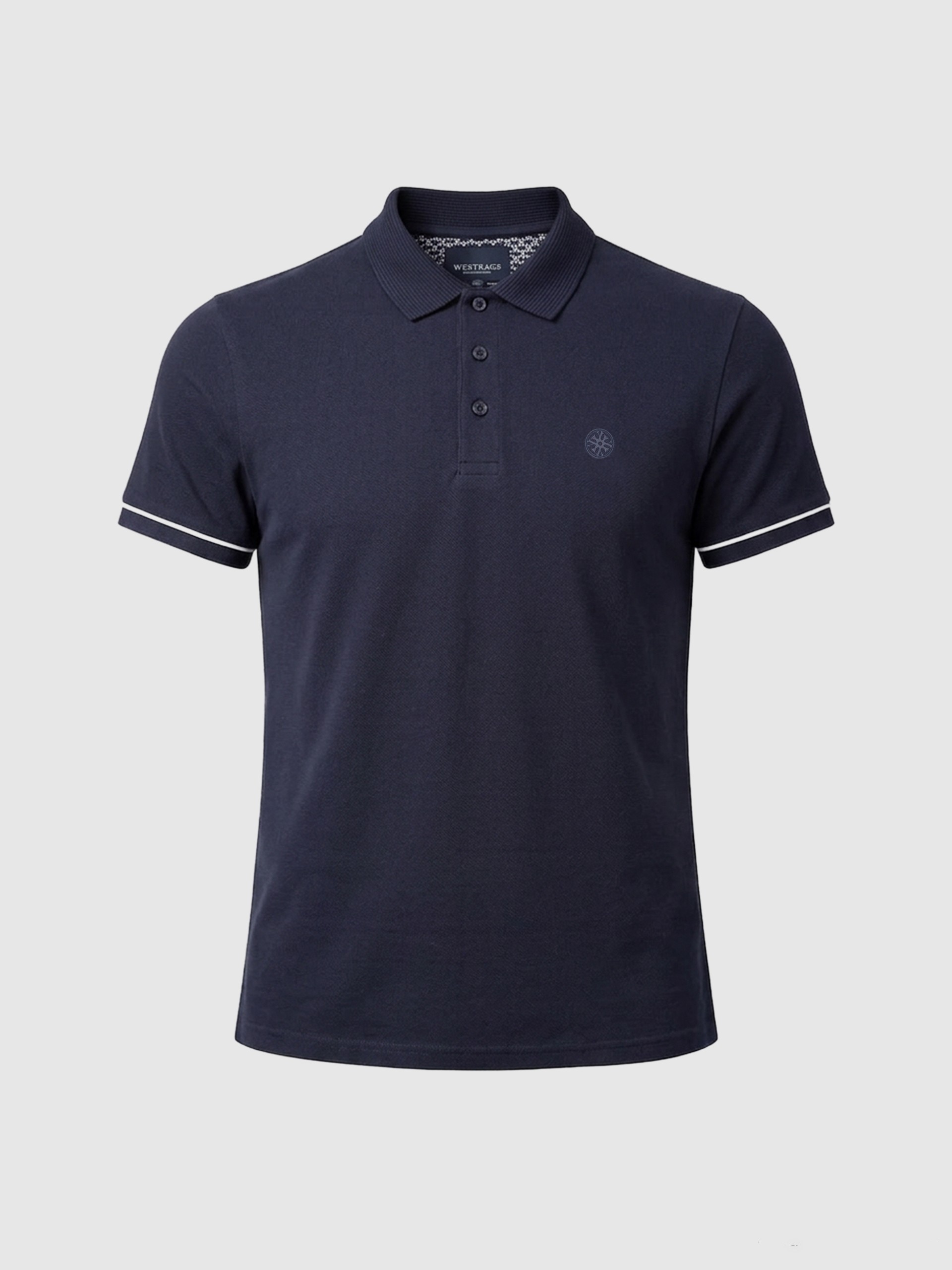 Polo Shirt Man Navy Blue Westrags