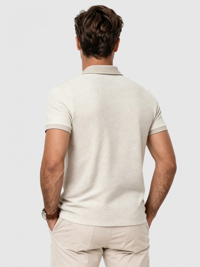 Polo Shirt Man Cream Westrags