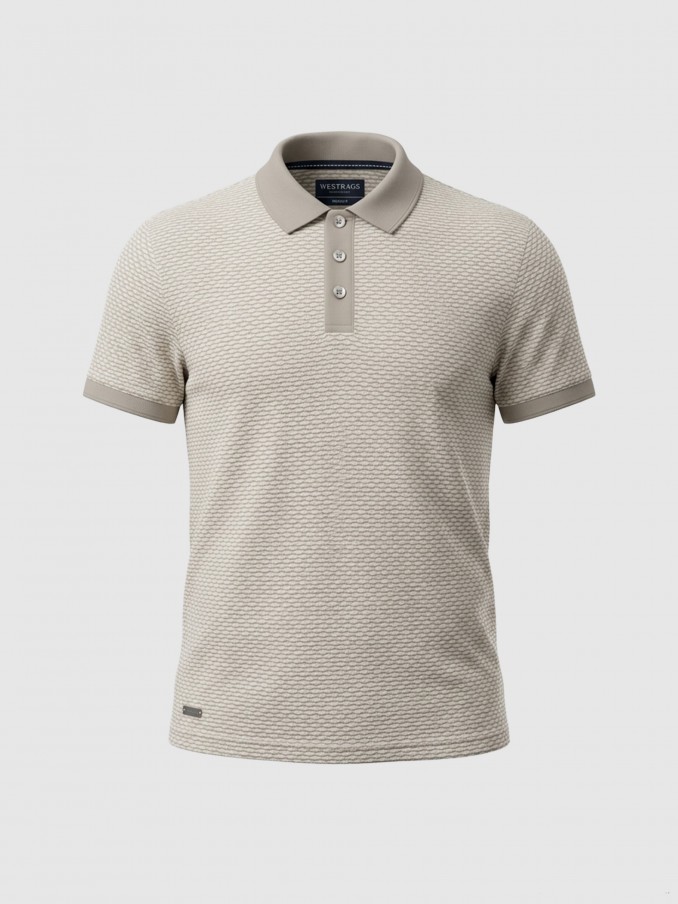 Polo Shirt Man Cream Westrags