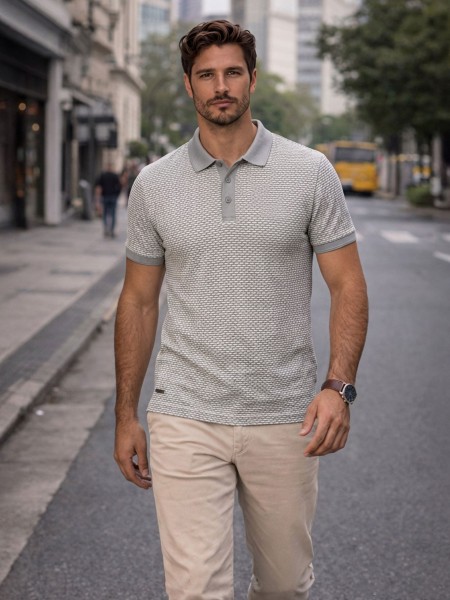 Polo Shirt Man Green Water Westrags Polo Shirt Man Green Water Westrags