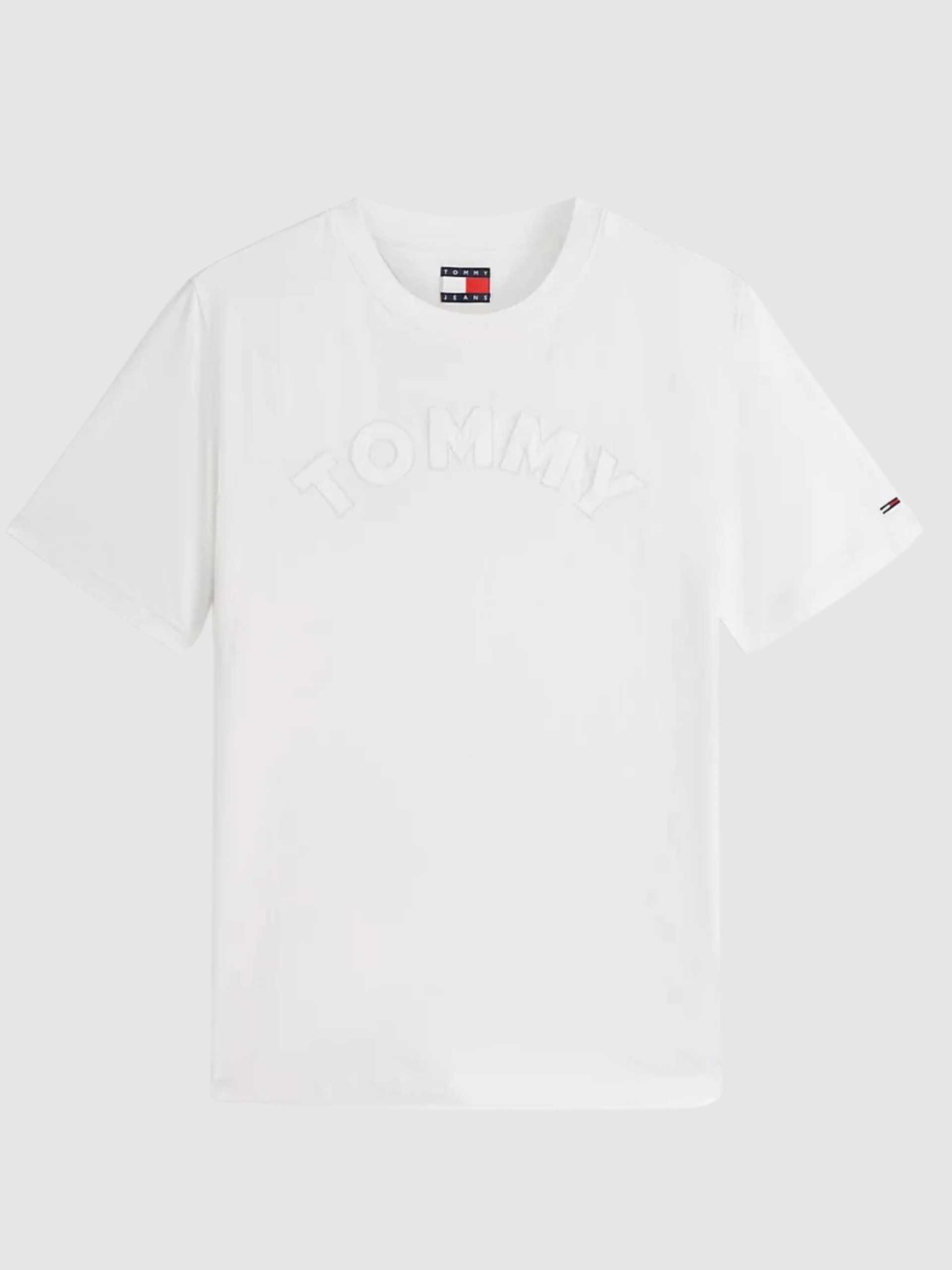 Camiseta Mujer Crema Tommy Jeans