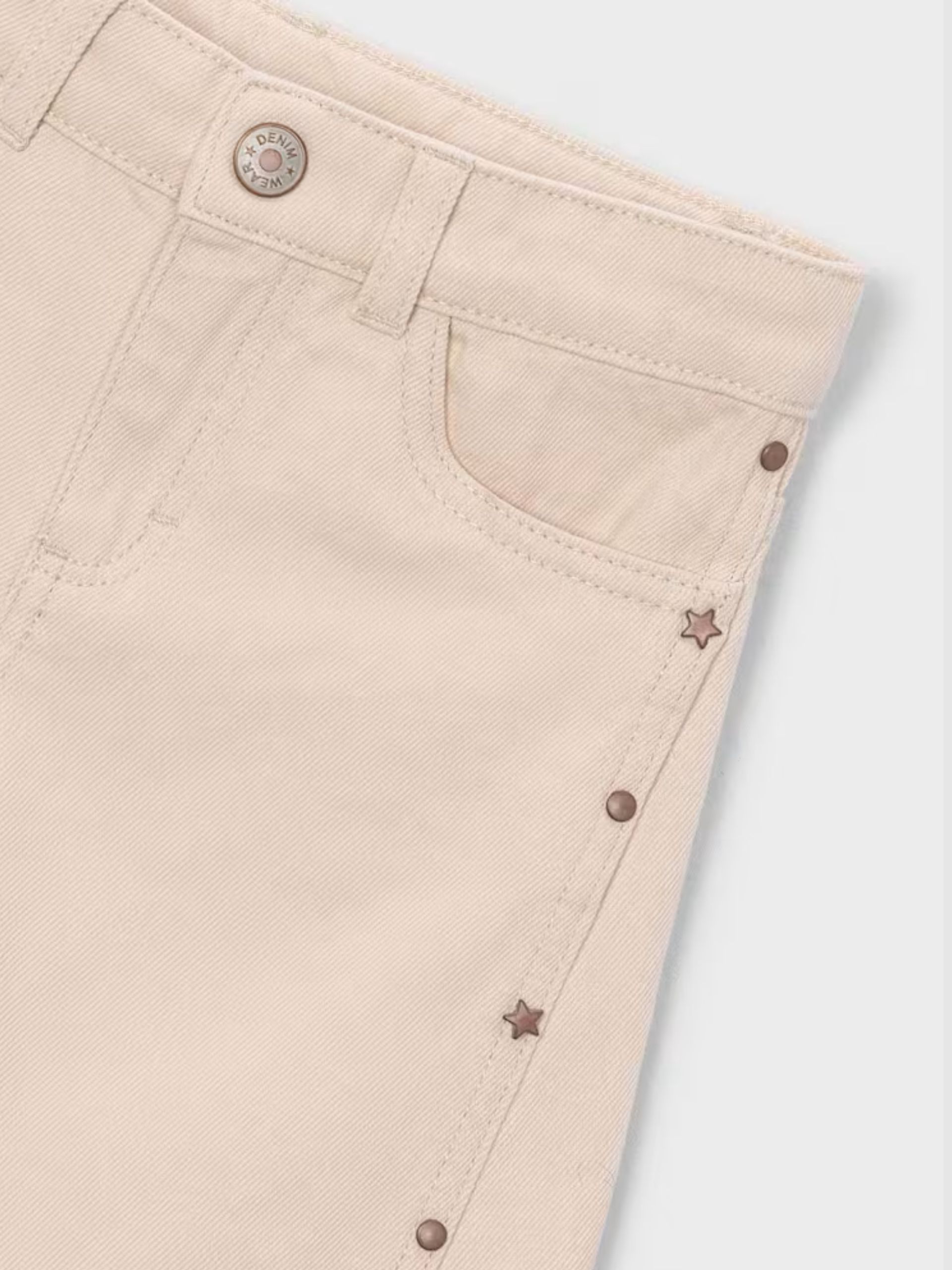 Pantalones Niña Crema Mayoral