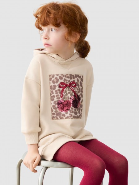 Sweatshirt Mayoral Menina Vestido Felpa Carapu�o