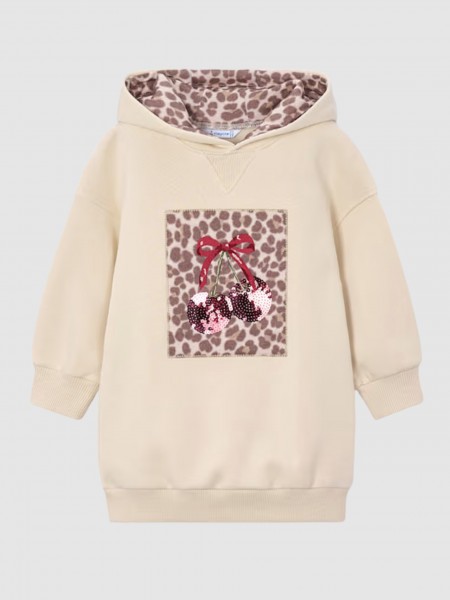 Sweatshirt Mayoral Menina Vestido Felpa Carapu�o