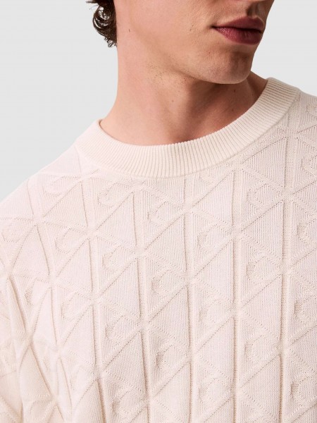 Pullover Man Cream Calvin Klein