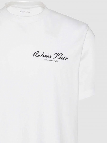 T-Shirt Calvin Klein Mulher 20S March Graphic Seasonal Fashi