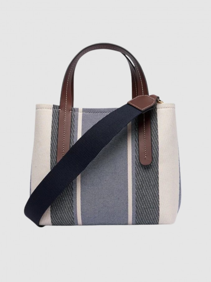 Mala Tommy Hilfiger Mulher Th City Mini Satchel Jacquard
