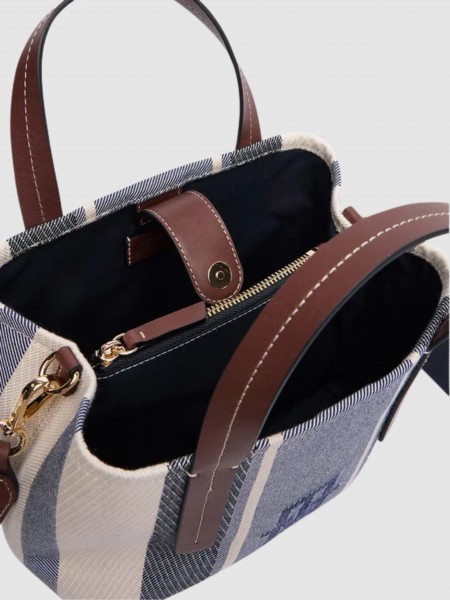 Mala Tommy Hilfiger Mulher Th City Mini Satchel Jacquard Mala Tommy Hilfiger Mulher Th City Mini Satchel Jacquard