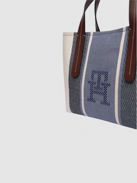 Mala Tommy Hilfiger Mulher Th City Mini Satchel Jacquard Mala Tommy Hilfiger Mulher Th City Mini Satchel Jacquard