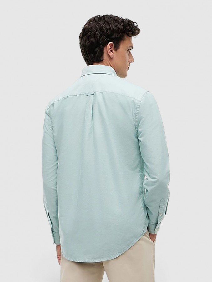 Shirt Man Light Green Tommy Jeans
