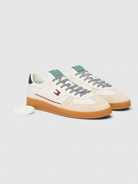 Sapatilha Tommy Jeans Homem The Greenwhch Edge Leather