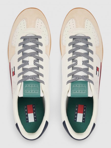Sapatilha Tommy Jeans Homem The Greenwhch Edge Leather