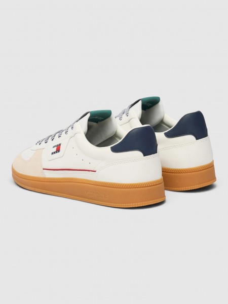 Sapatilha Tommy Jeans Homem The Greenwhch Edge Leather