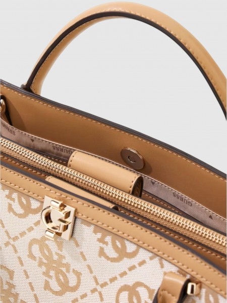 Mala Guess Mulher Audrey Logo Sml Gfrnd Satchel Mala Guess Mulher Audrey Logo Sml Gfrnd Satchel