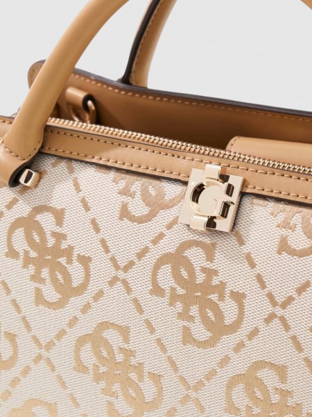 Mala Guess Mulher Audrey Logo Sml Gfrnd Satchel Mala Guess Mulher Audrey Logo Sml Gfrnd Satchel