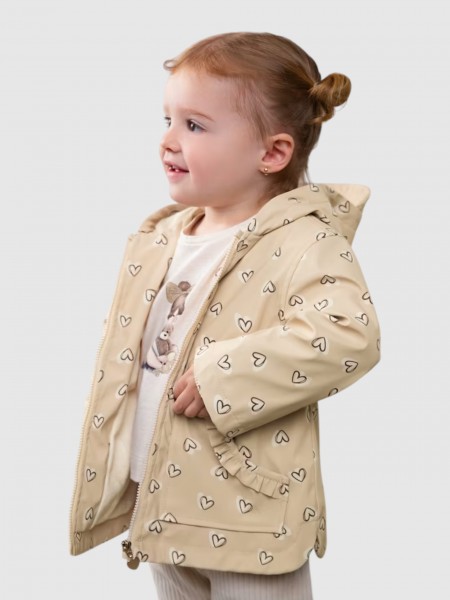 Casaco Mayoral Menina Capa de Chuva Estampada