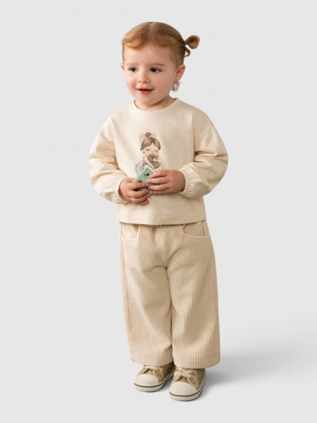 Pants Baby Girl Cream Mayoral Pants Baby Girl Cream Mayoral