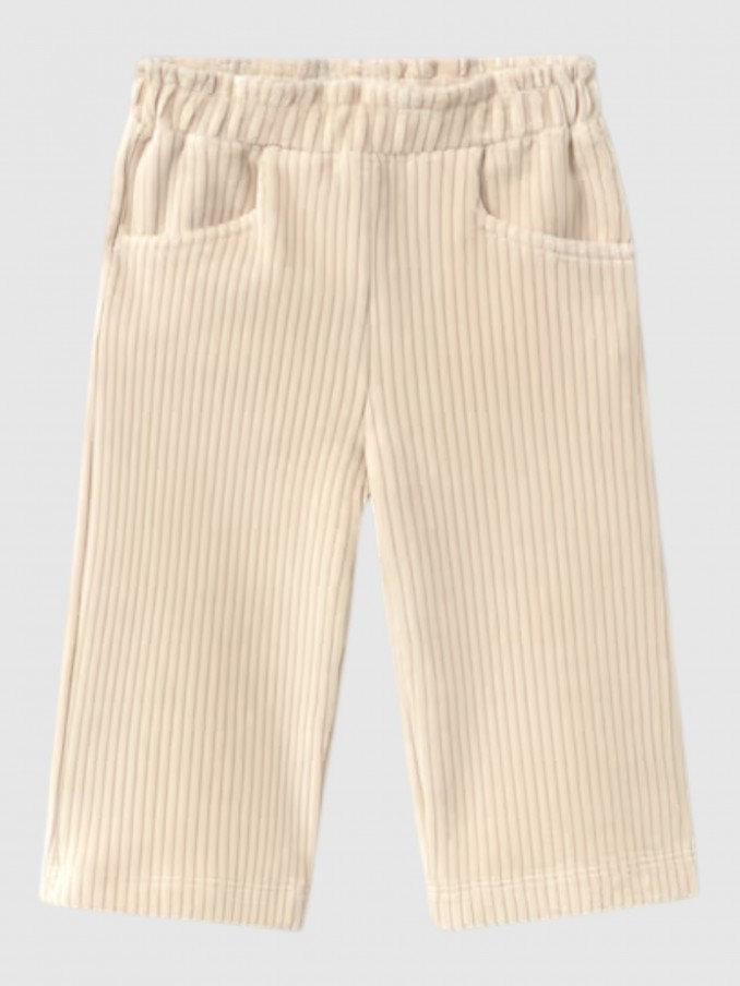 Pantalones Bebe Niña Crema Mayoral