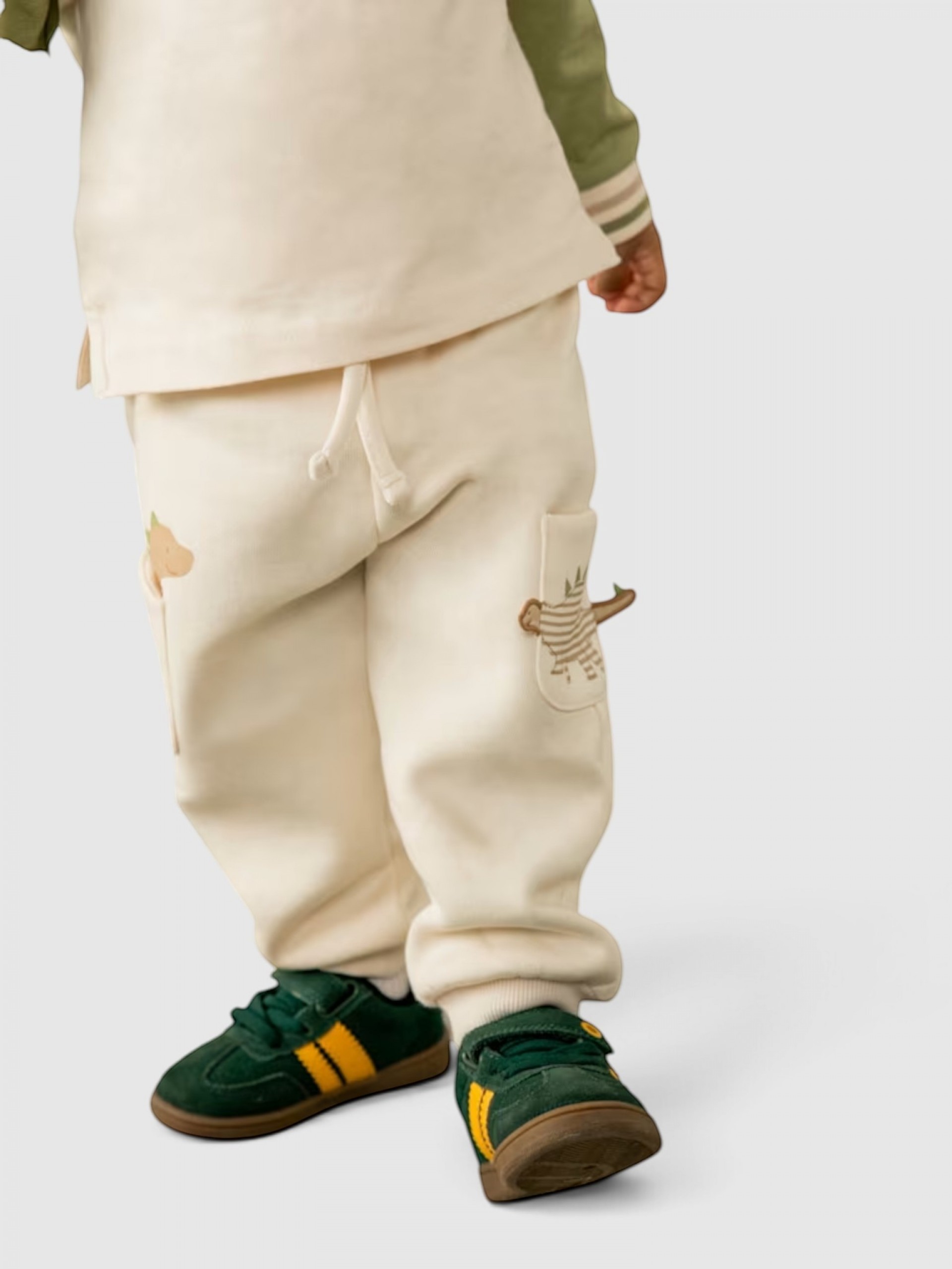 Pantalones Bebe Niño Crema Mayoral