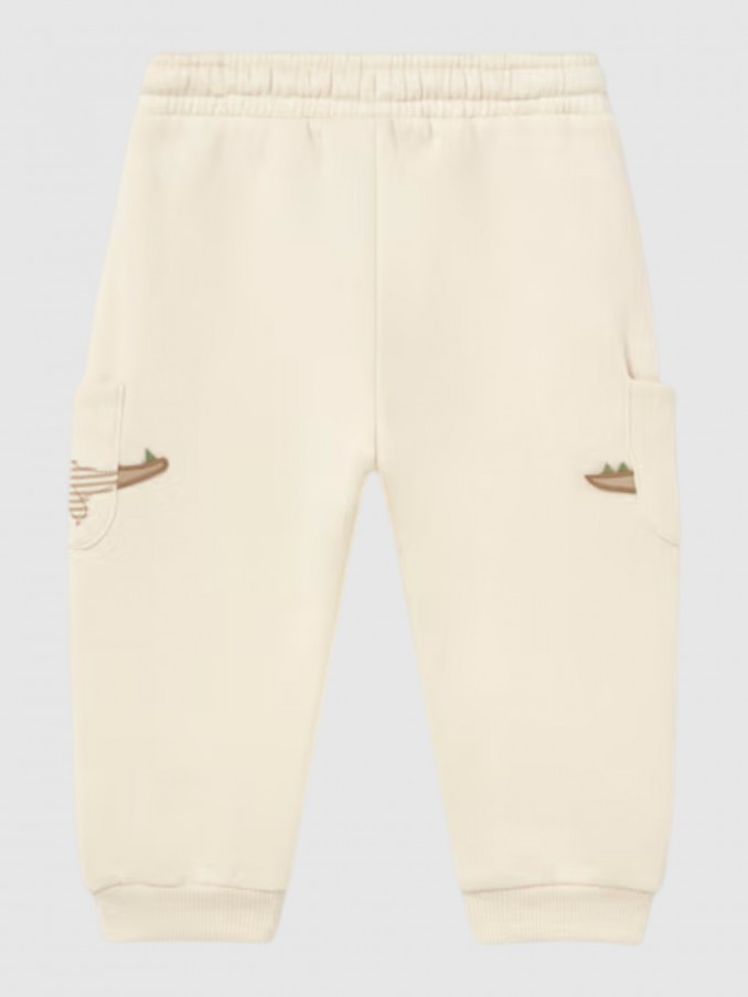 Pantalones Bebe Niño Crema Mayoral