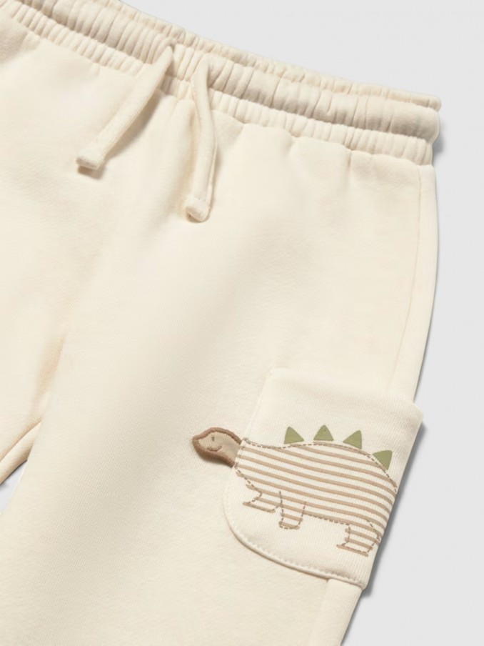 Pantalones Bebe Niño Crema Mayoral