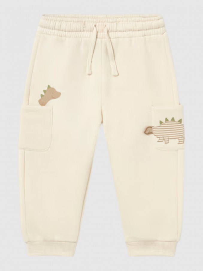 Pantalones Bebe Niño Crema Mayoral