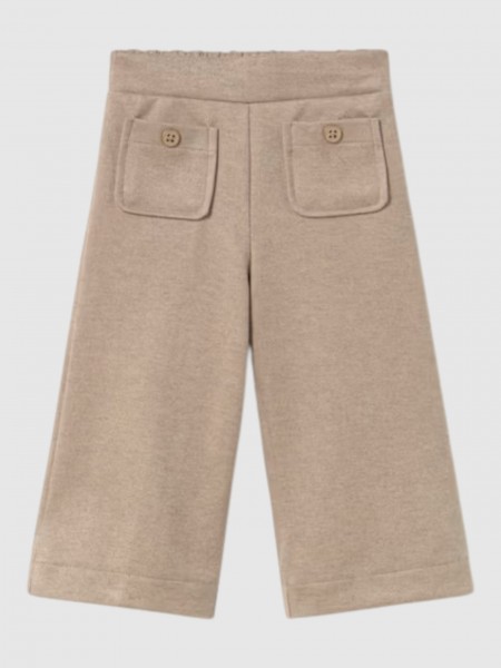 Pants Baby Girl Beige Mayoral