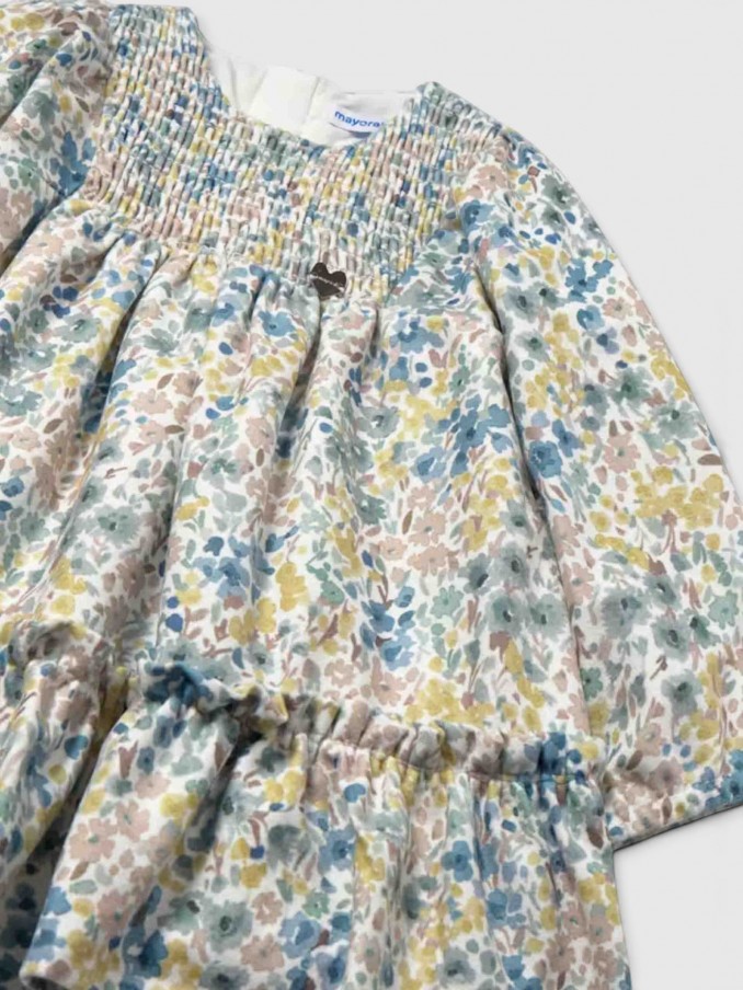 Dress Baby Girl Blue Mayoral