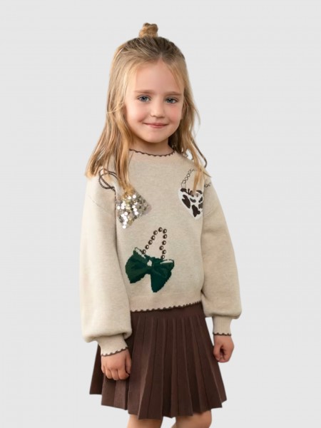 Set Girl Beige Mayoral