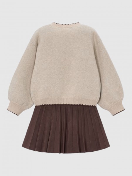 Set Girl Beige Mayoral