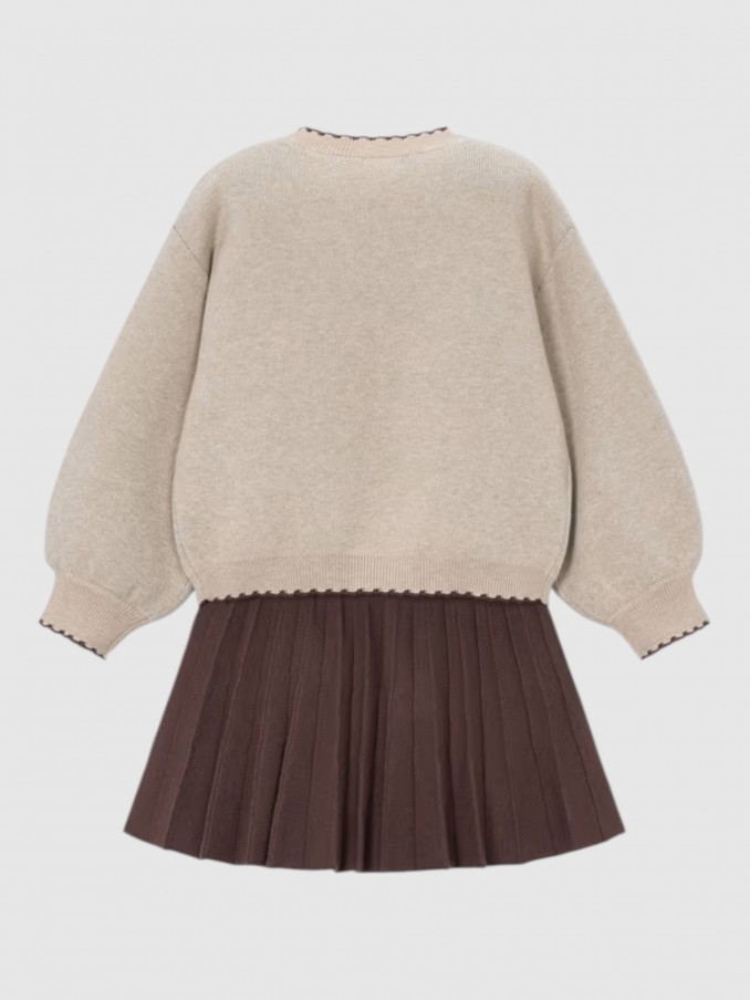 Set Girl Beige Mayoral