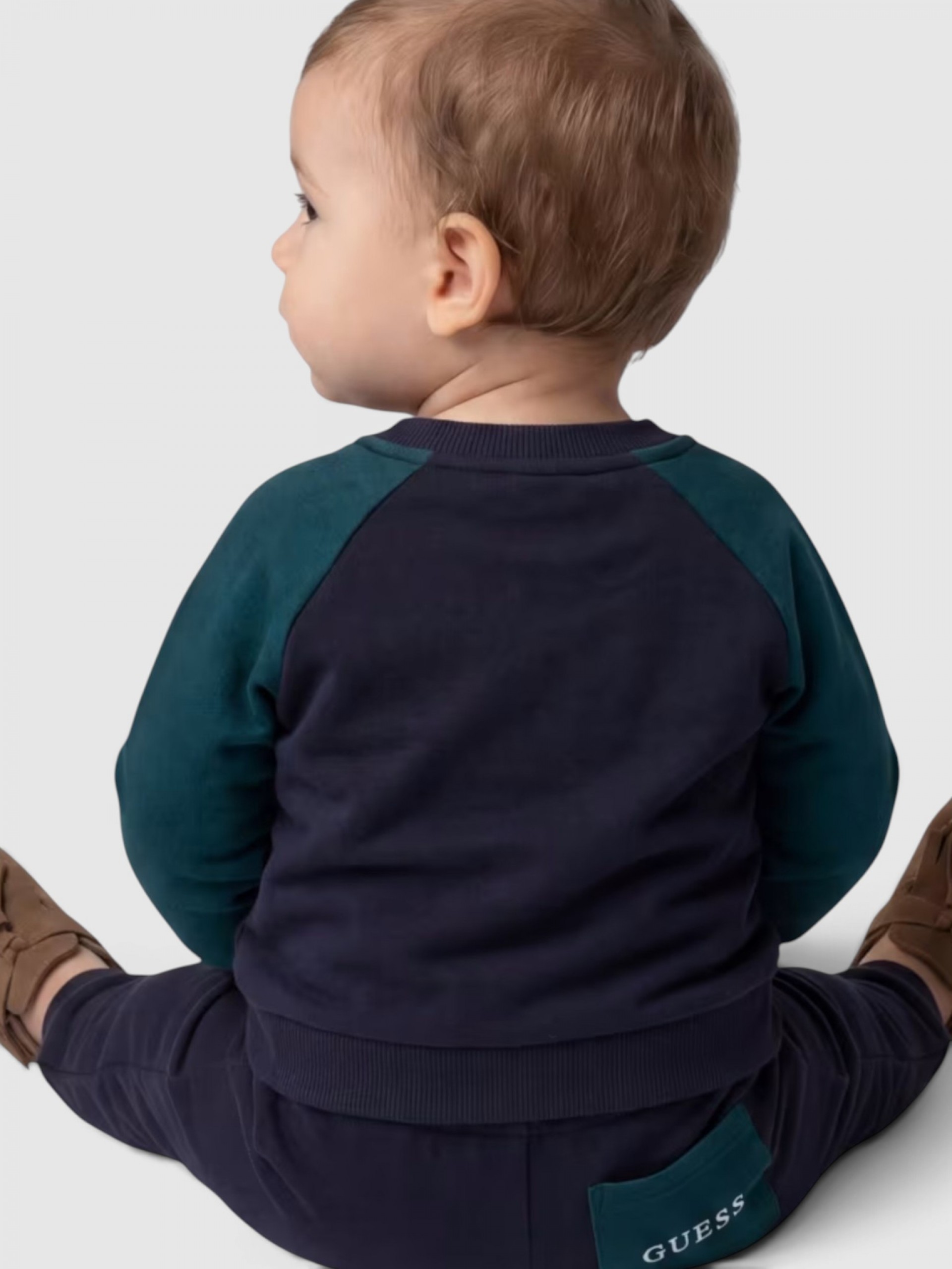2 Peças Guess Menino Set Ls Active Top + Active Pan