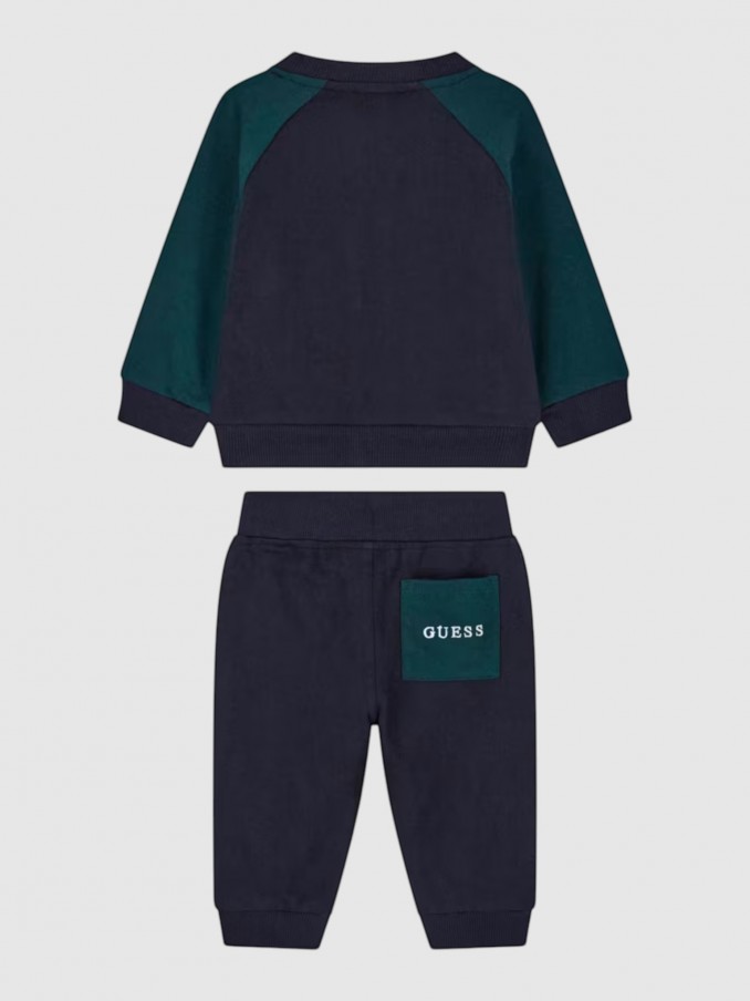 2 Peças Guess Menino Set Ls Active Top + Active Pan
