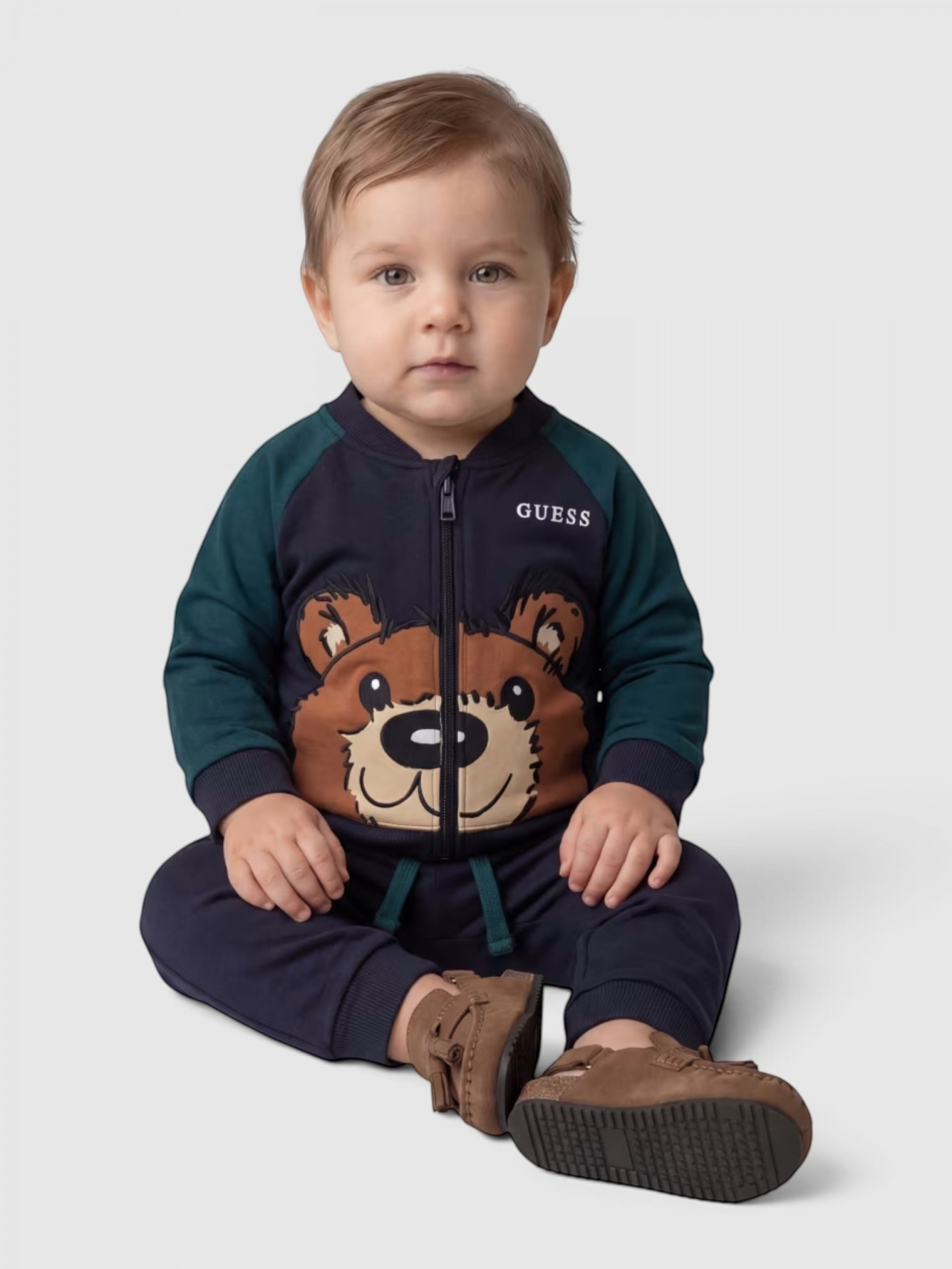 2 Peças Guess Menino Set Ls Active Top + Active Pan