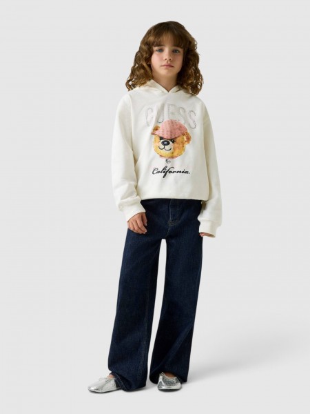 Sweatshirt Guess Menina Hooded Ls Active Top