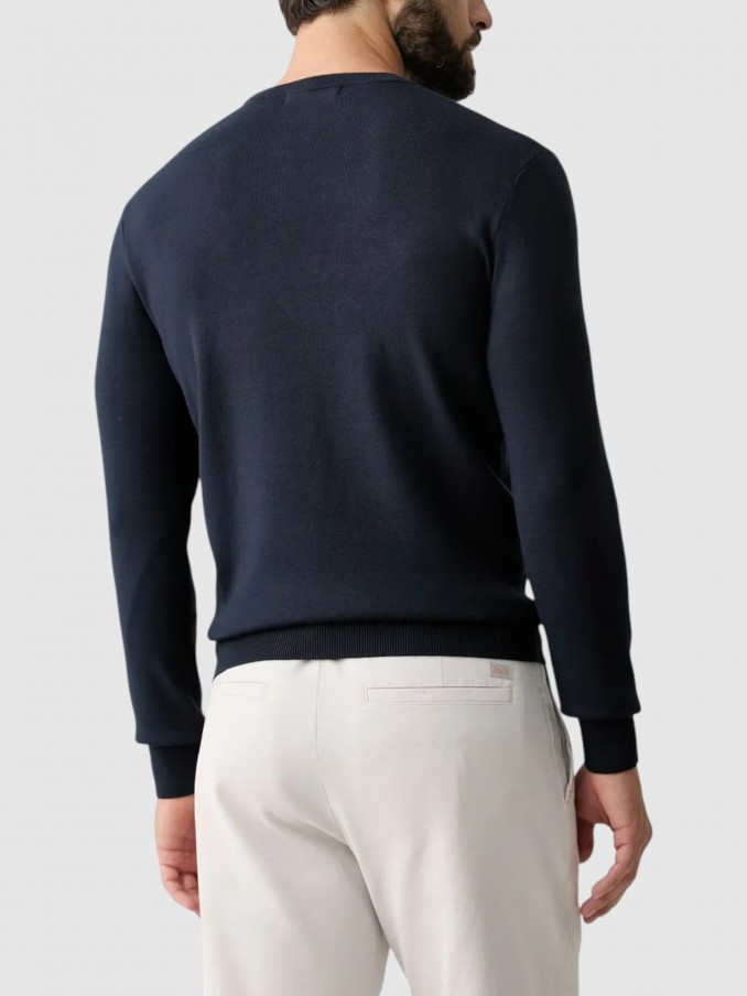 Sweatshirt Hombre Azul Marino Guess