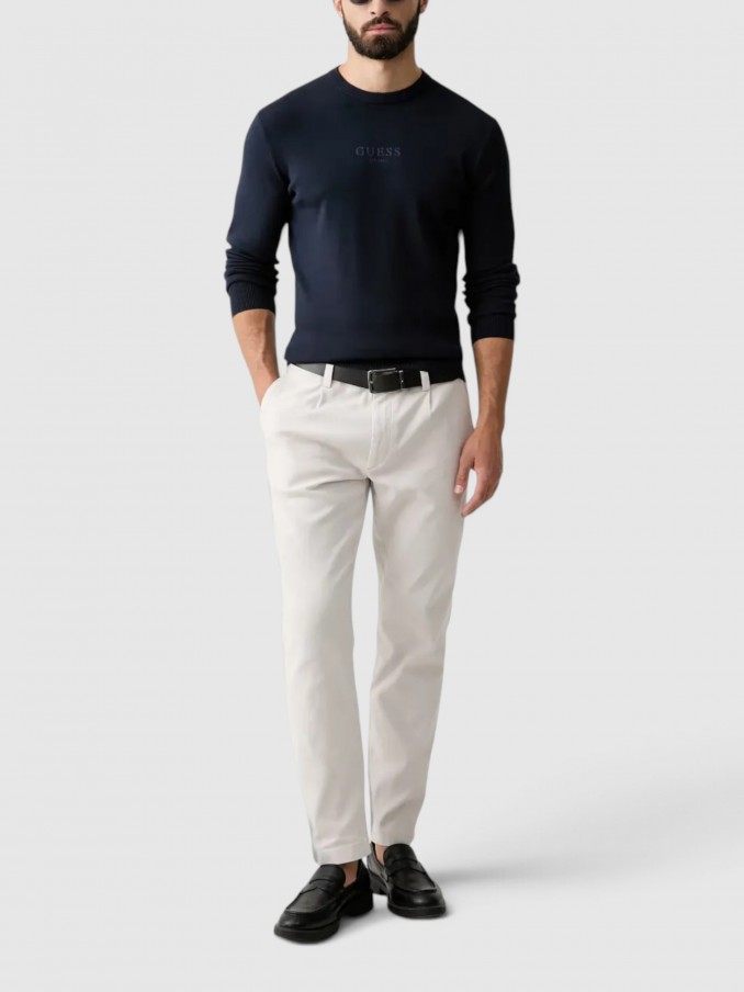 Sweatshirt Hombre Azul Marino Guess