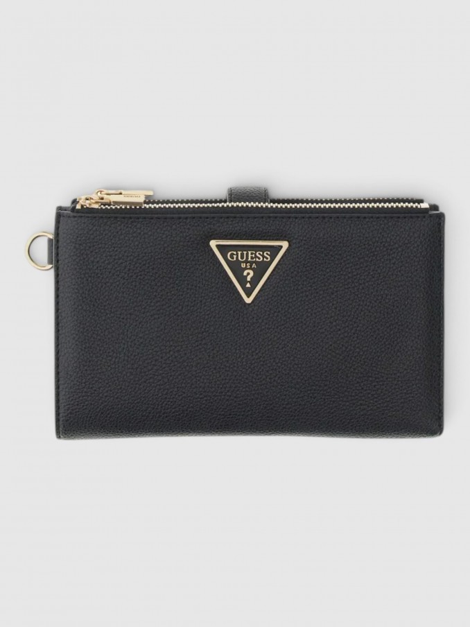 Billetera Mujer Negro Guess