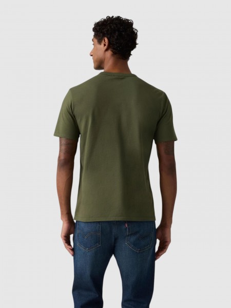 T-Shirt Levis Homem 2Levis Original Tee Greens T-Shirt Levis Homem 2Levis Original Tee Greens