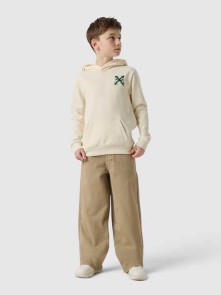 Sweatshirt Name It Menino Nkmkemuel Ls Swe Wh Bru Box Ps Noos
