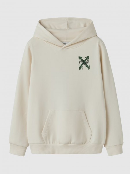 Sweatshirt Name It Menino Nkmkemuel Ls Swe Wh Bru Box Ps Noos
