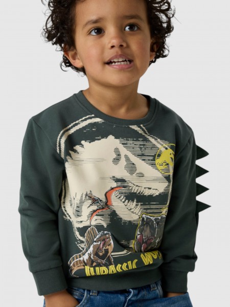 Camisola Name It Menino Nmmjal Jurassic Nreg Sweat Bru Noos Sky