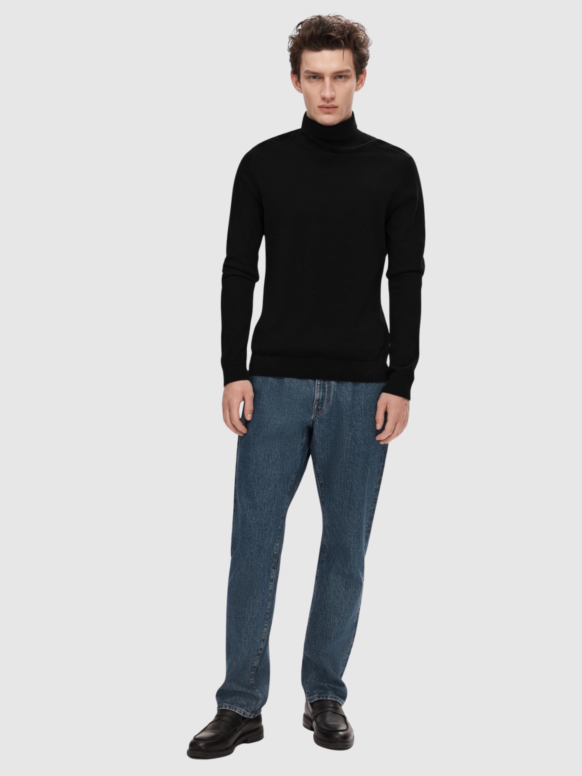 Camisón Hombre Negro Selected